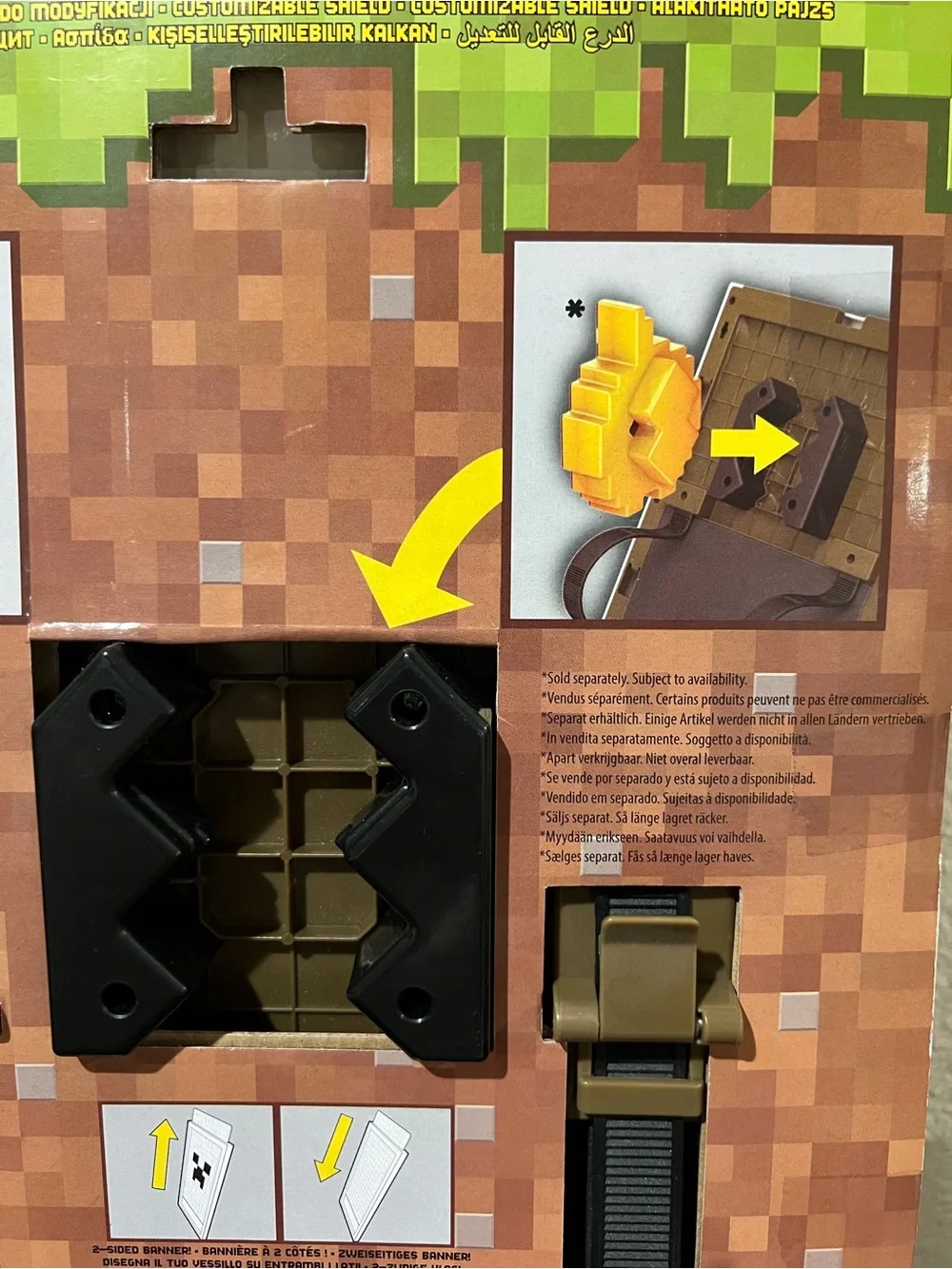 Minecraft Red Creeper Shield